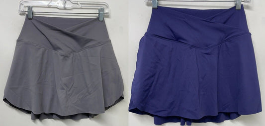 Halara Womens M Lot of 2 Cloudful Air Fabric High Waisted Crossover Tennis Skirt