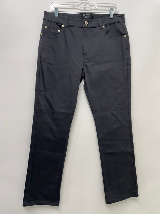 St. John Collection Womens Stretch Jeans in Charcoal Grey 6 8 Denim Pant
