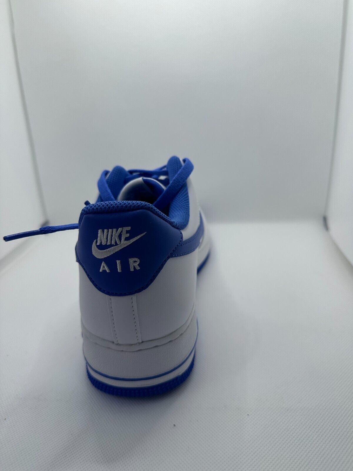 Men's Nike Air Force 1 '07 White/Medium Blue (DH7561 104) - 12 