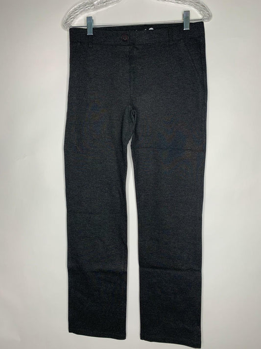 BetaBrand Womens PM Straight Leg Classic Dress Pant Yoga Pants Charcoal Grey