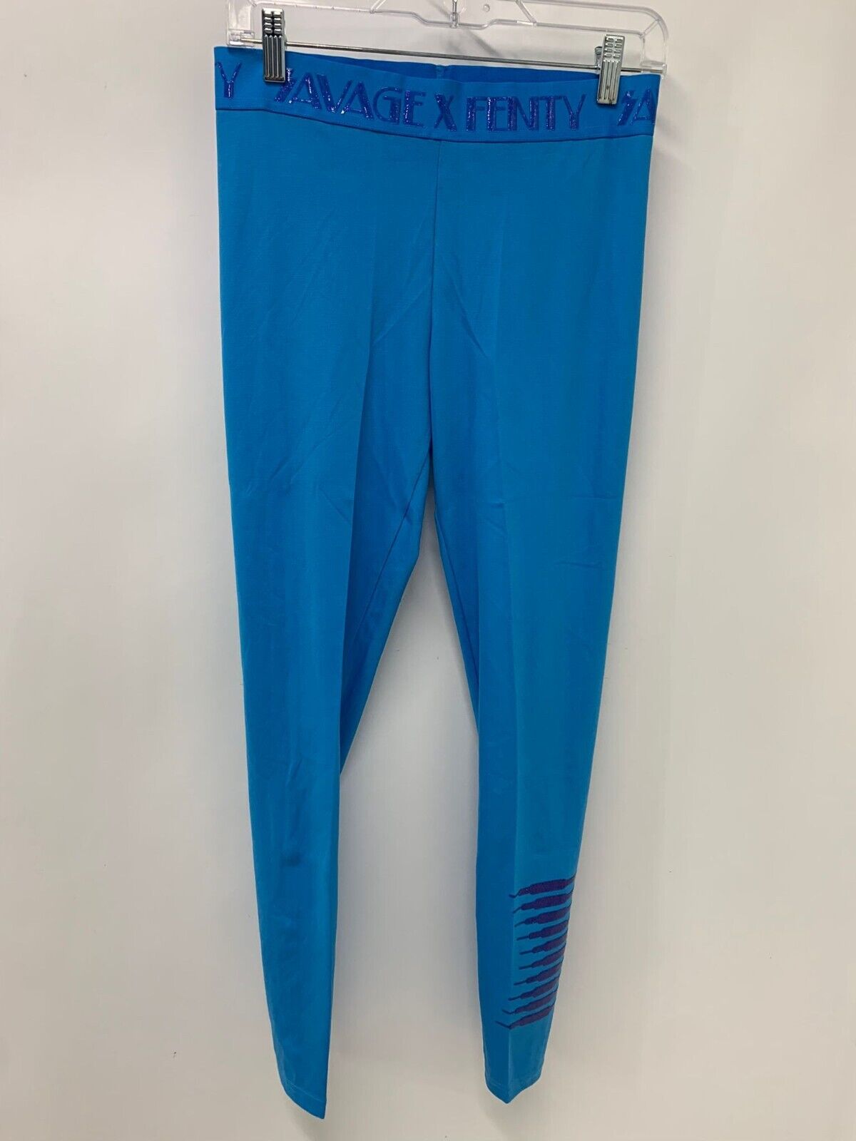 Savage x Fenty Womens Vaporwave Forever Savage Legging Alibu Blue 2X M