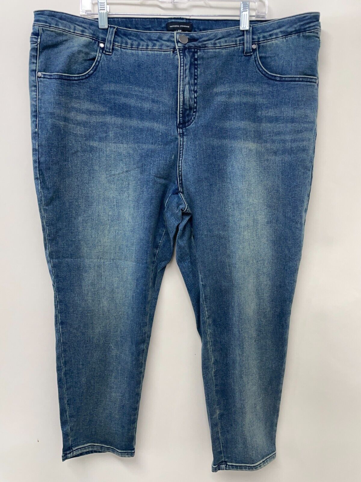 Universal Standard Womens 22P Seine High Rise Skinny Jeans Blue US20093P