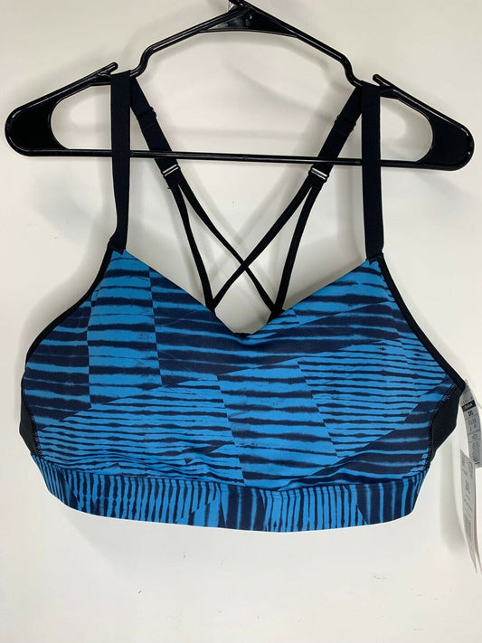 Core 10 Reebok Womens 2XL Lux Strappy Sports Bra Navy Medium Support