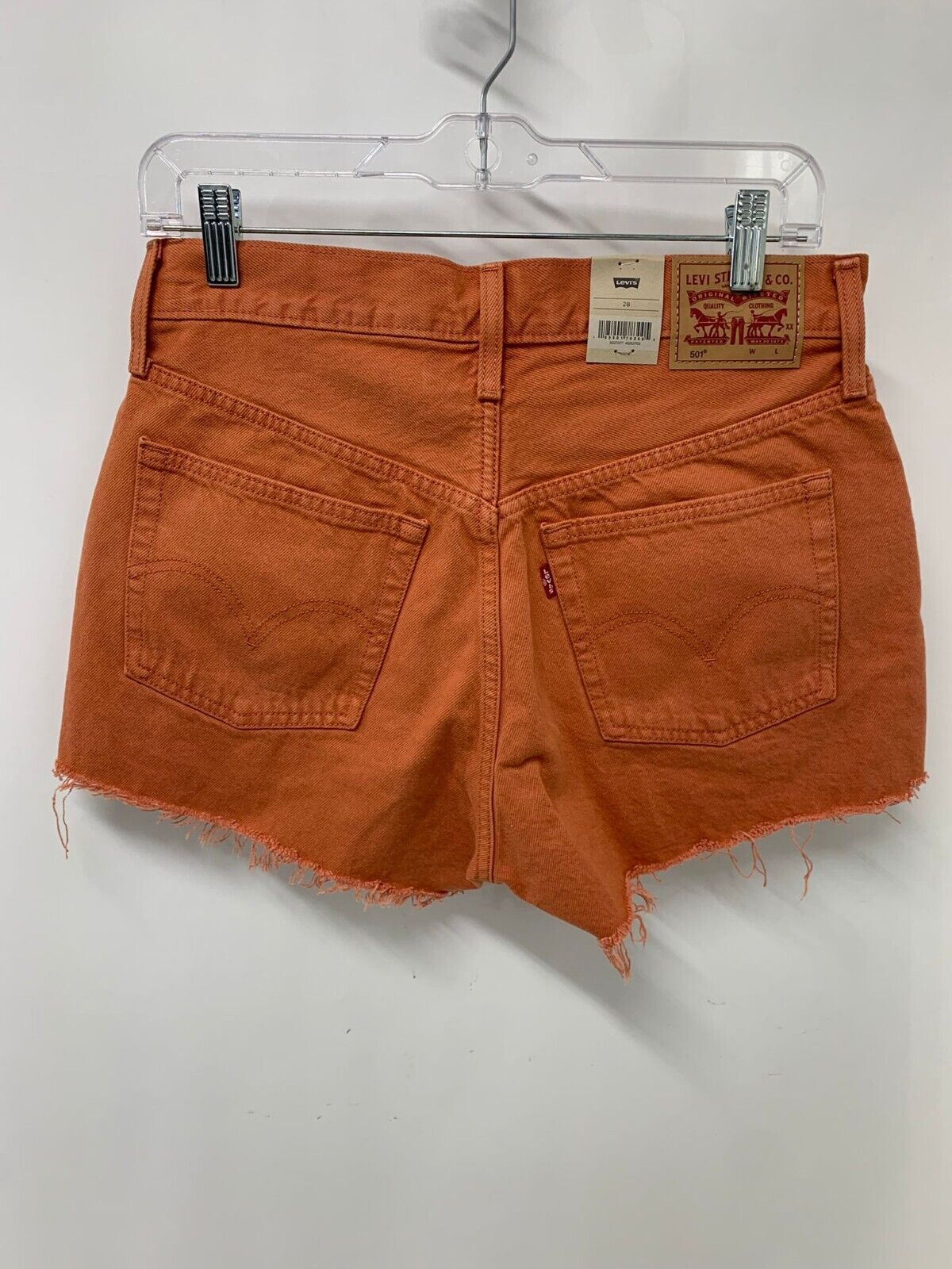 Levi's Womens 28 28 501 High Rise Denim Cutoff Shorts Amber Endless Summer