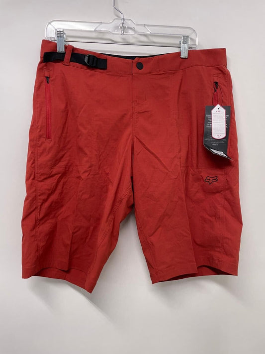 Fox Racing Women L Ranger Shorts Liner Red Clay Padded MTB Mountain Bike Cycling