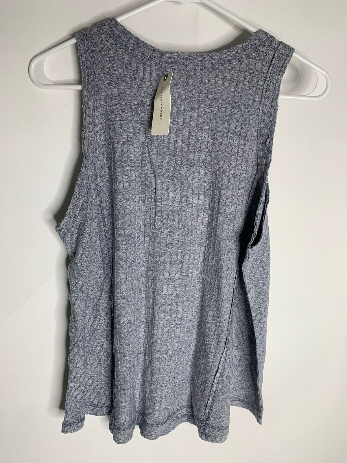 Daily Practice Womens Heather Blue Navy Yoga Marley Tank Top Anthropologie Knit