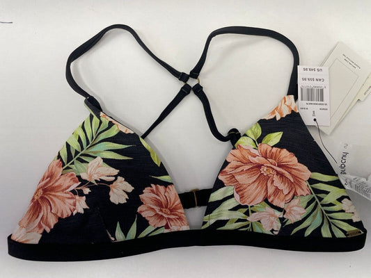 Rip Curl Womens Sol Seeker Cross Back Triangle Swim Bikini Top Floral