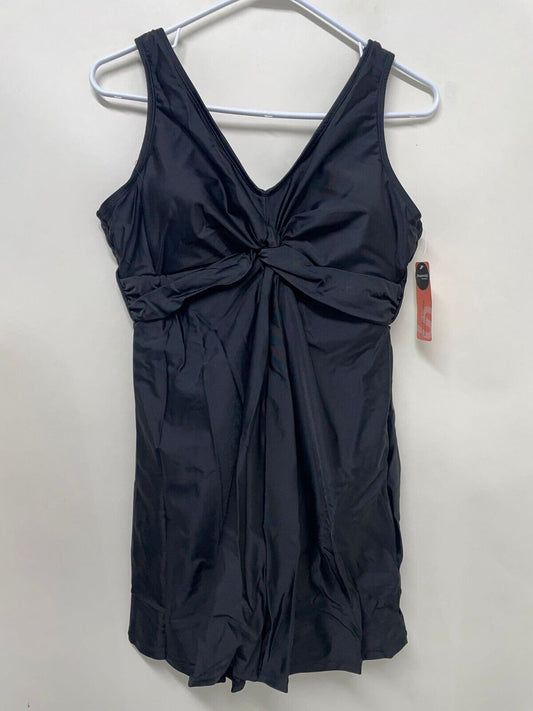 Shapermint Womens XL Swim Dress Black Swimsuit One Piece Shaping Essenntials