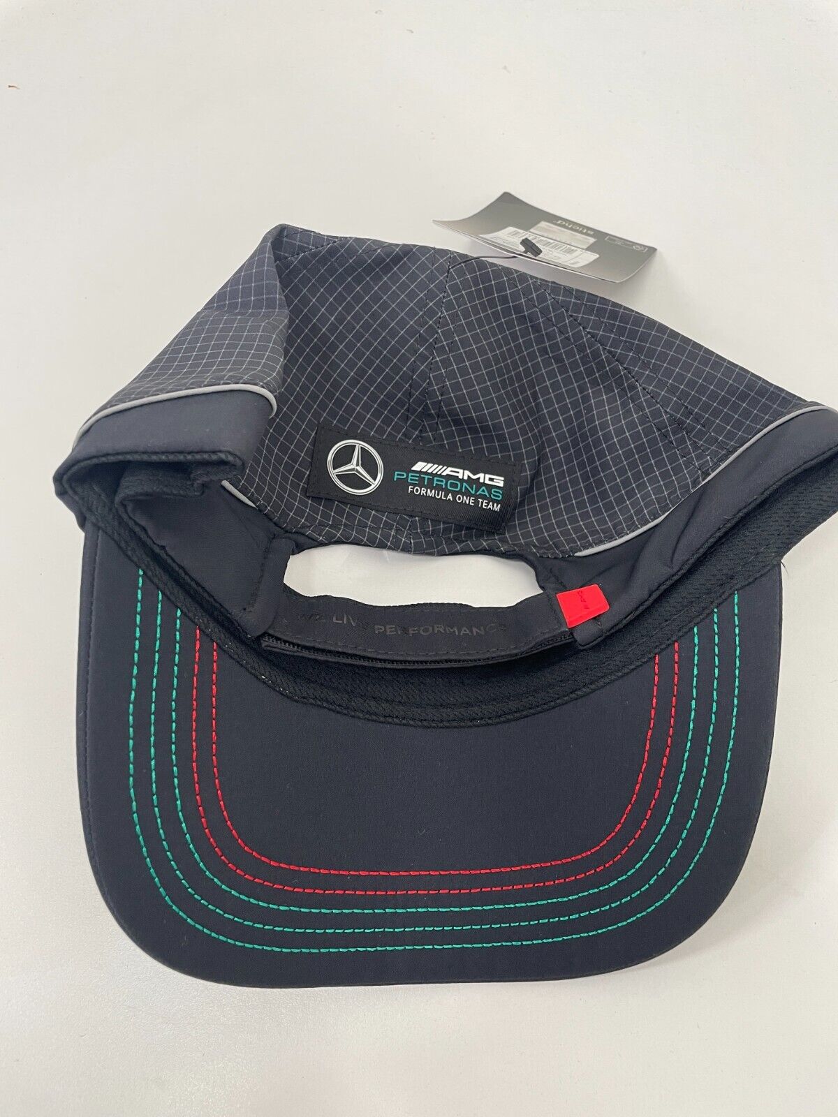 Mercedes Mens OSFA AMG Petronas F1 Team Baseball Cap Black Racing 2022 Hat