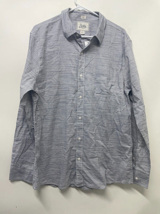 Bixby Nomad Men's L Worker Shirt Light Blue Slim Button-Up LS StitchFix NWT