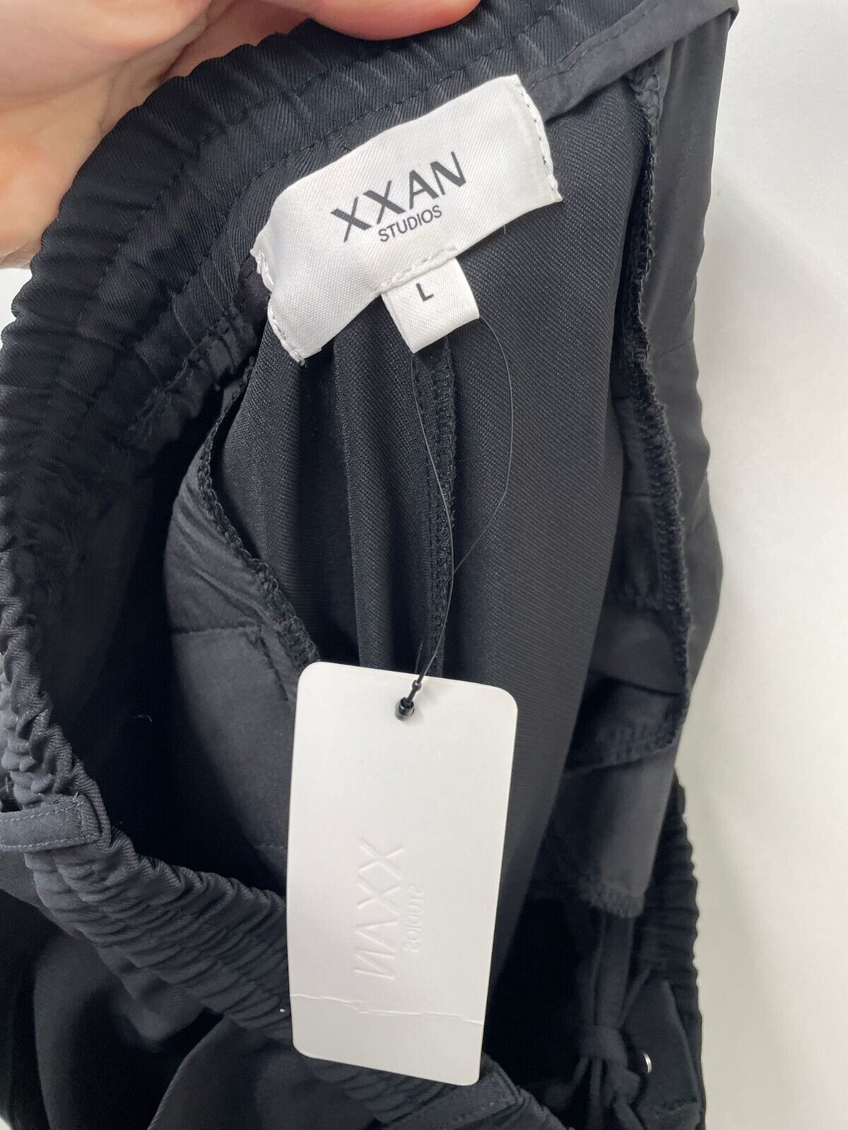 XXAN Studios Mens L Tokyo A:M Cargo 2.0 Pants Black Asian Streetwear Pockets