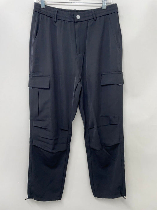 XXAN Studios Mens L Tokyo A:M Cargo 2.0 Pants Black Asian Streetwear Pockets