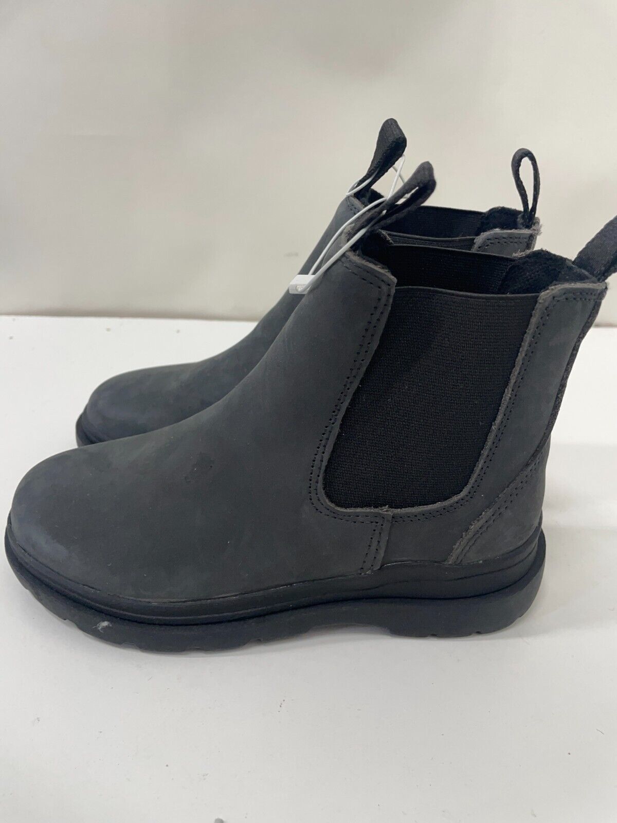 Zara Kids 31EU Goring Elastic Leather Ankle Boots Charcoal Gray 2137/030/802