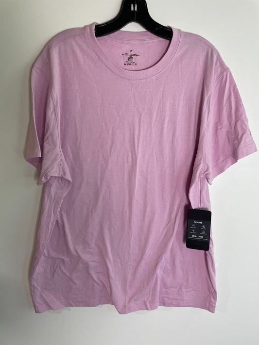 Fabletics Mens XL The 24/7 Short Sleeve T-Shirt Pink Parfait SS2044523-8377