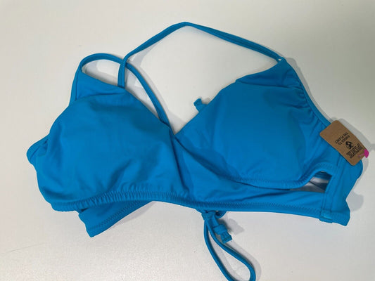 Victoria’s Secret PINK Womens M Swim Cut Out Body Wrap Bikini Top Blue 11201993