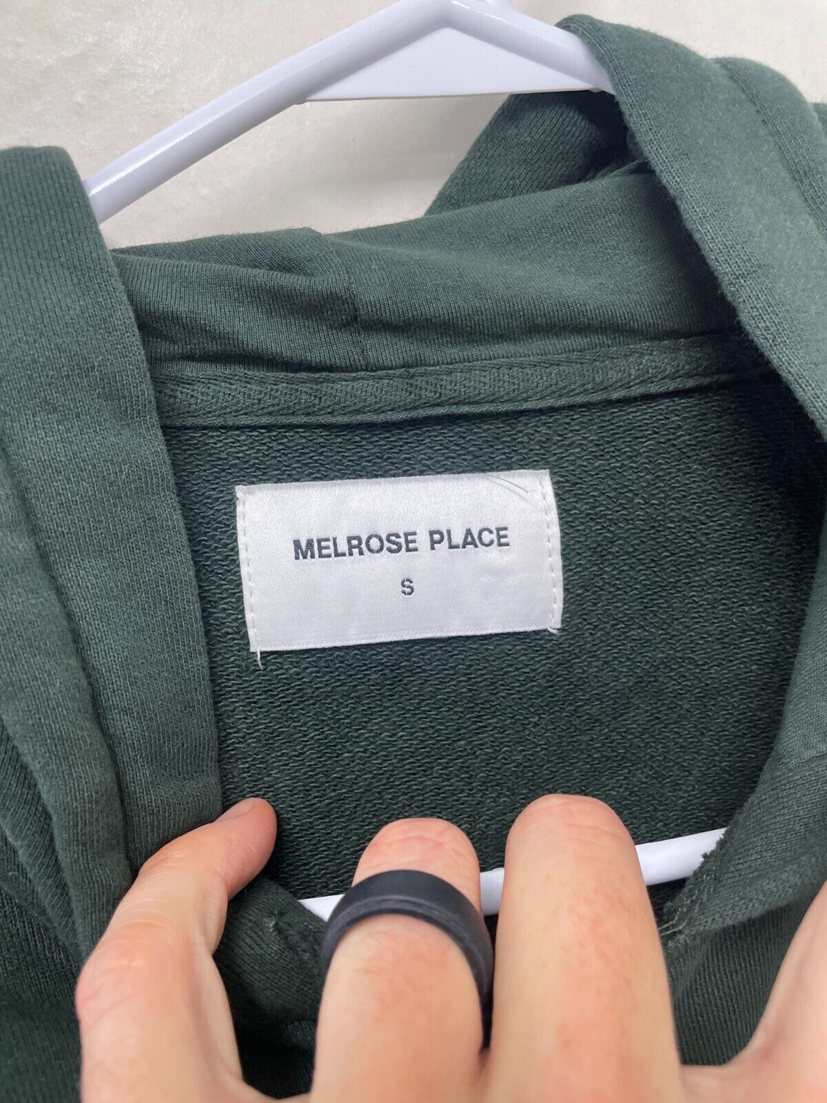 Yellowstone Melrose Place Mens S Fairmont Pullover Hoodie Green National Park