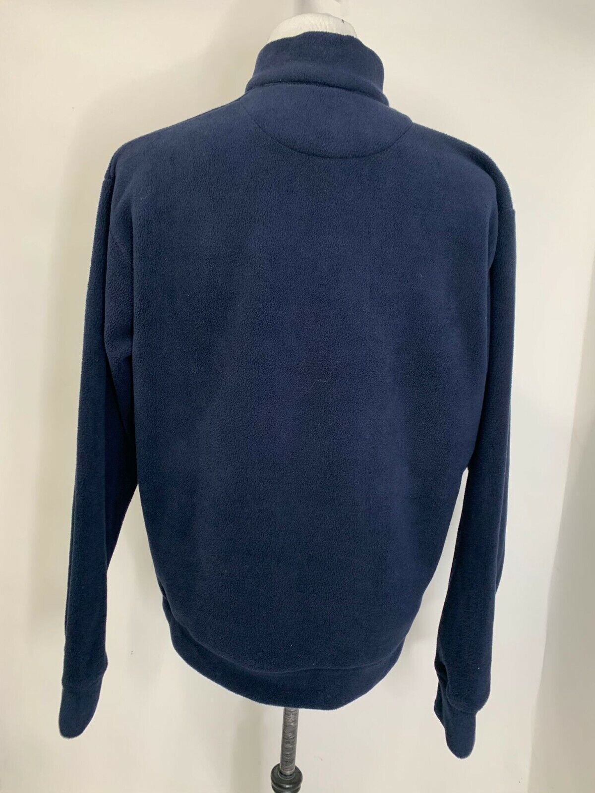 Thomas Dean Mens Brushed Polar Fleece Quarter Zip Pullover Sweater Jacket