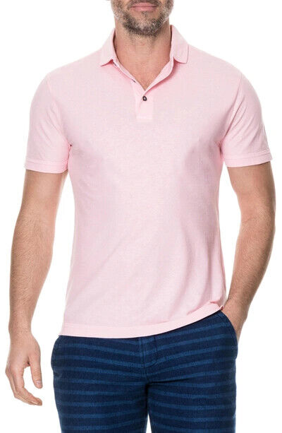 Rodd & Gunn Mens 2XL Rose Pink Wilsons Bay Sports Fit Polo Shirt Cotton