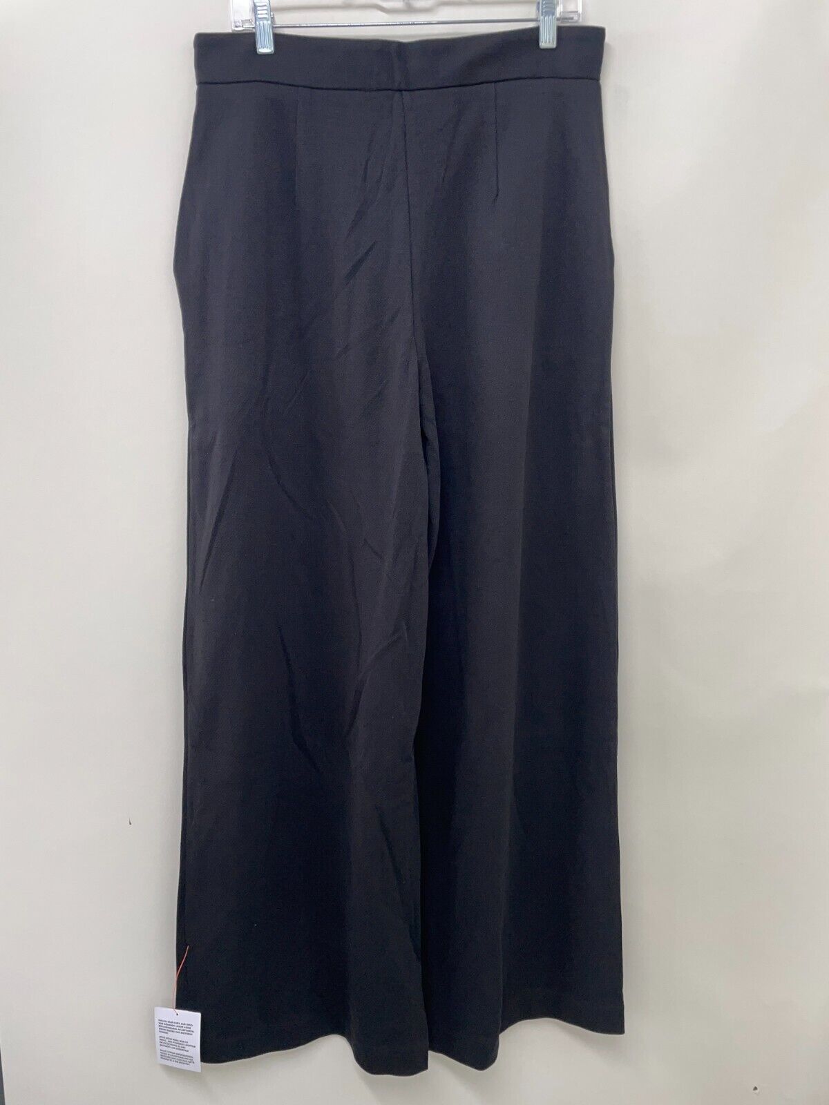 Asos Edition Womens 12 Premium Textured Jersey Pleat Front Wide Leg Pant Trouser