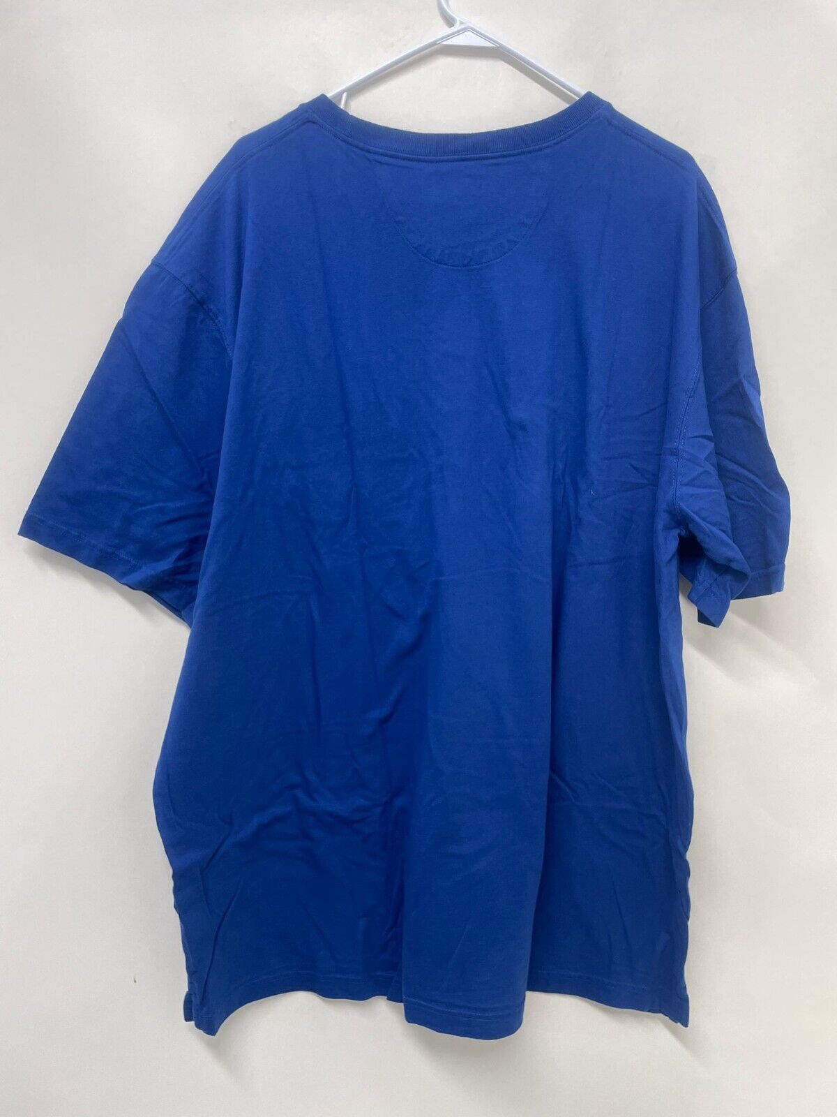 Duluth Trading Men XXL Longtail T Relaxed Fit SS Crew  Pocket T-Shirt Blue 95587