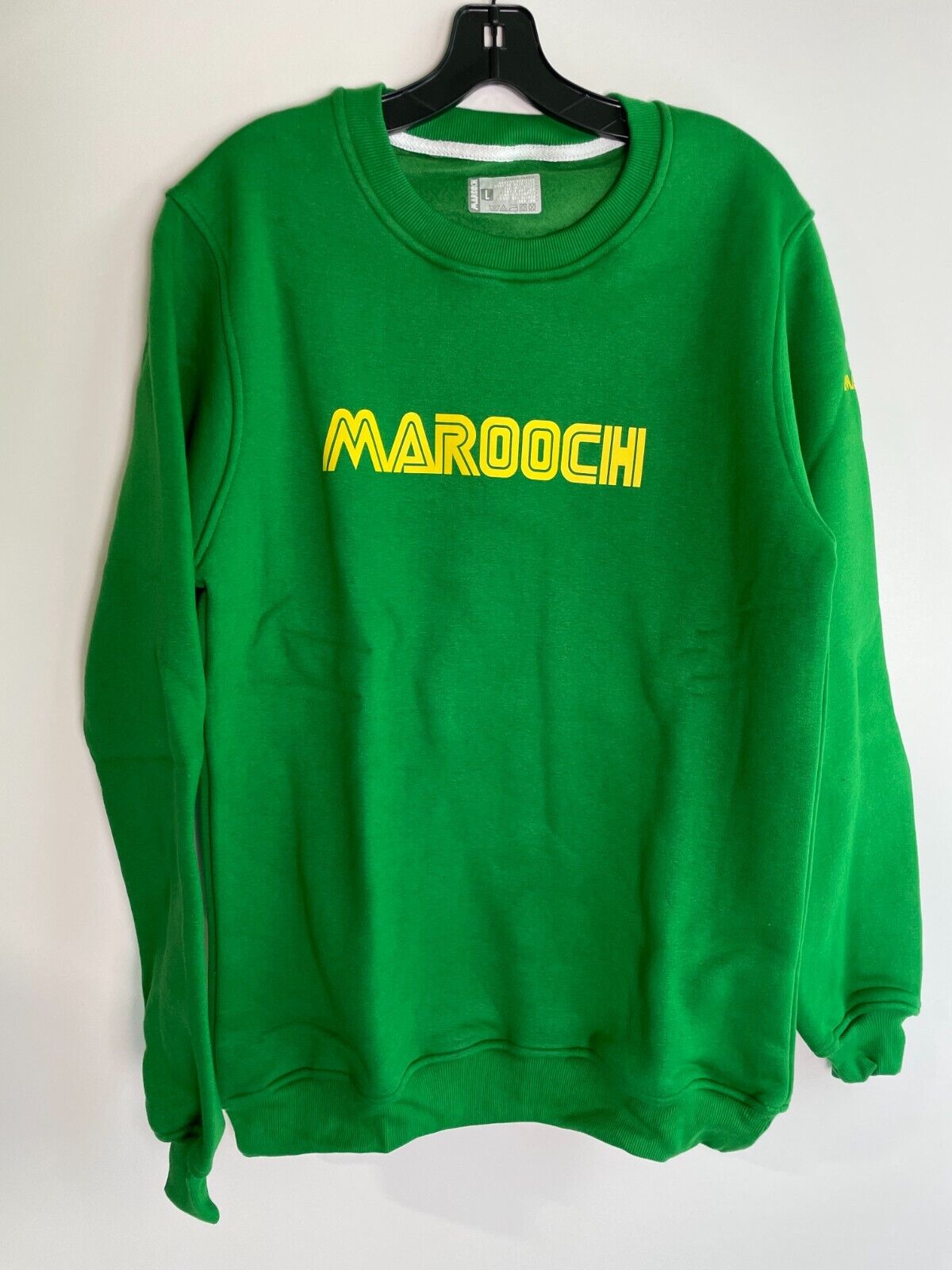 Marooch Mens L Masters Special Edition Sweatshirt Green Fleece Long Sleeve
