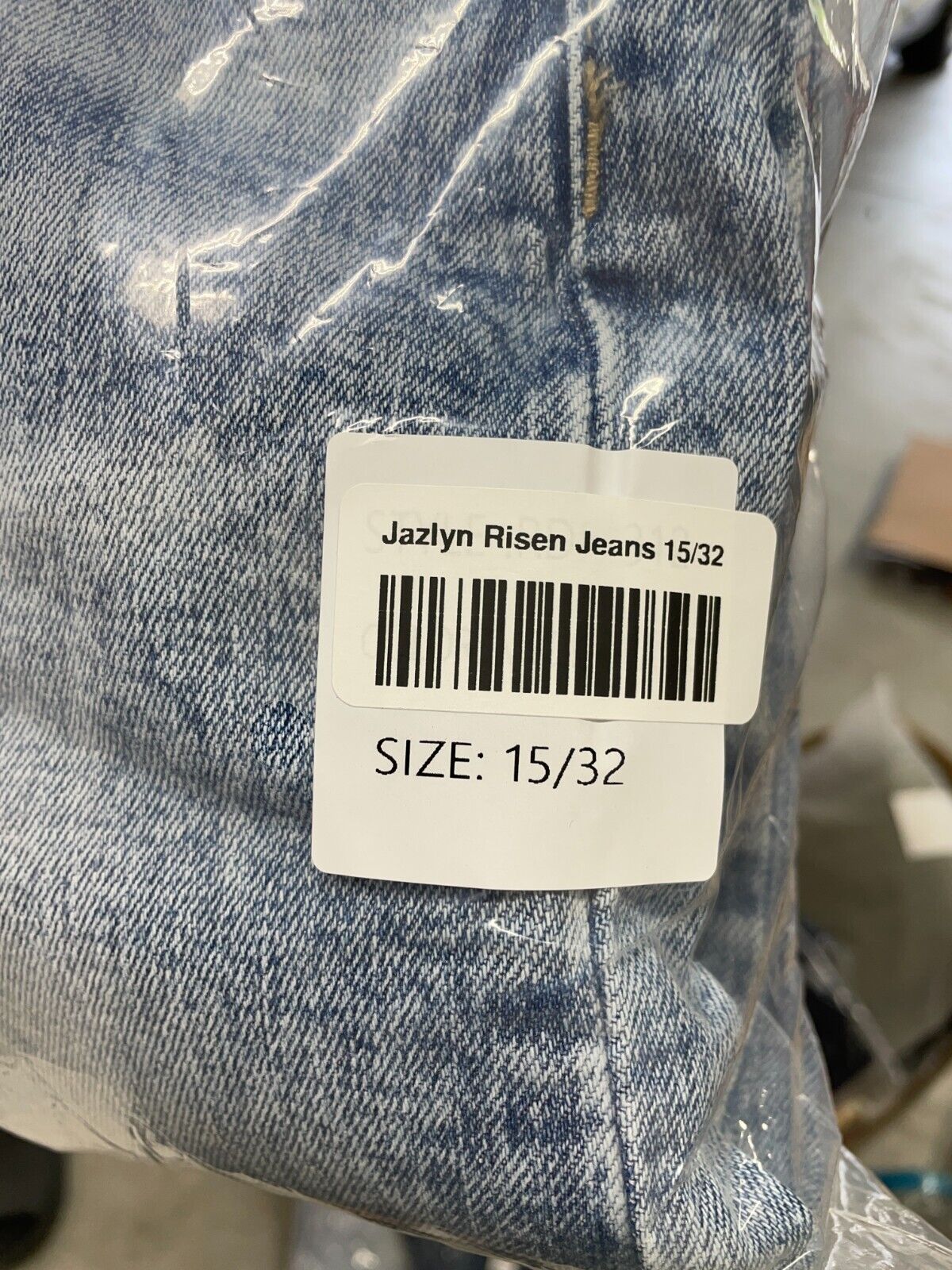 Risen Womens 15/32 Jazlyn Wide-Leg Jeans Medium Acid Distressed Raw Hem RDP5312