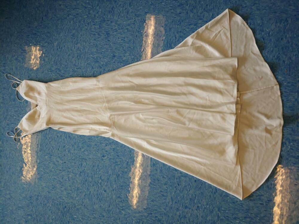 Noel & Jean by Katie May Womens 2 Reflection Bias Cut Satin Wedding Dress Lace
