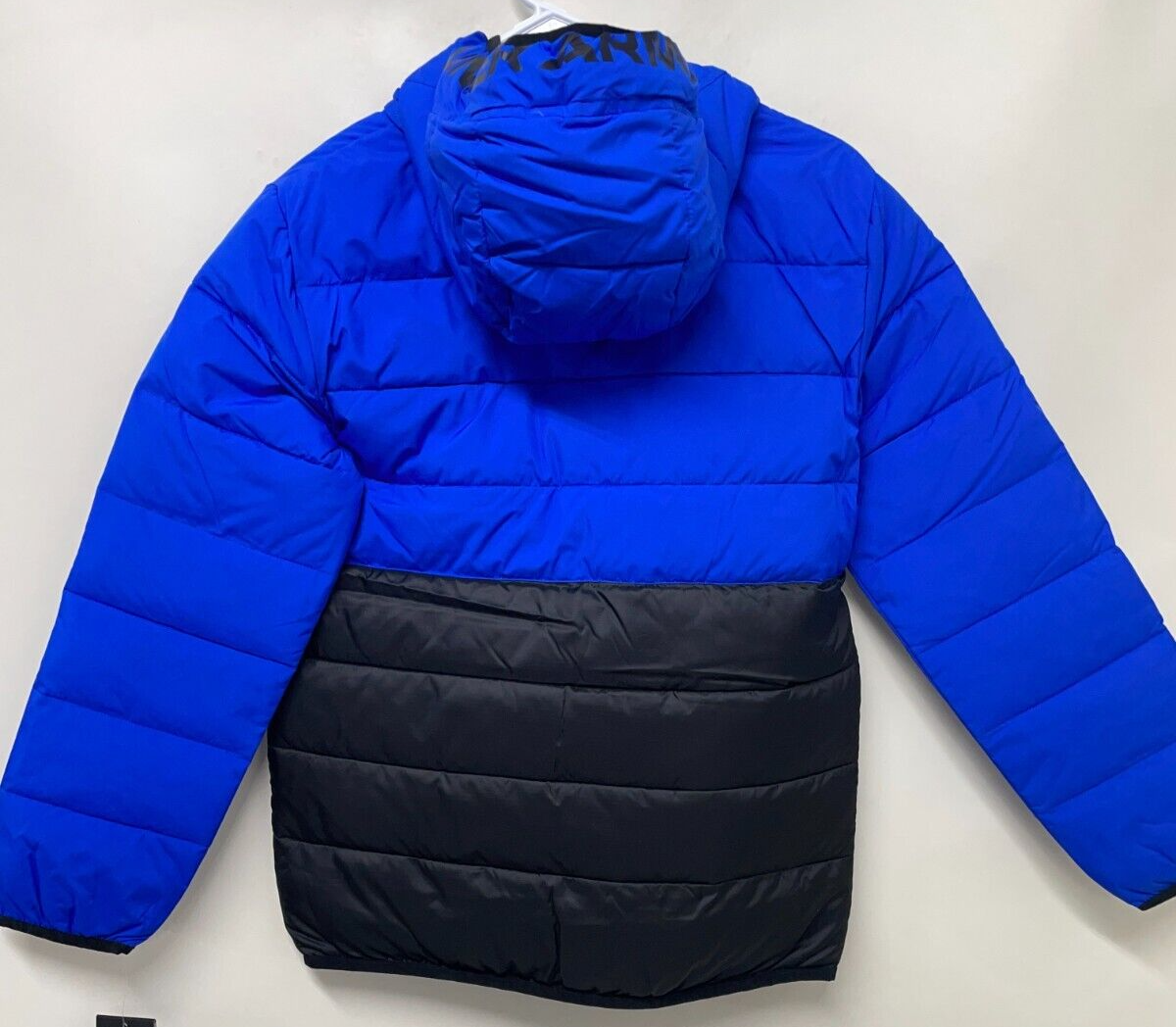 Under Armour Youth Boys L Pronto Colorblock Puffer Jacket Royal Blue 5119909