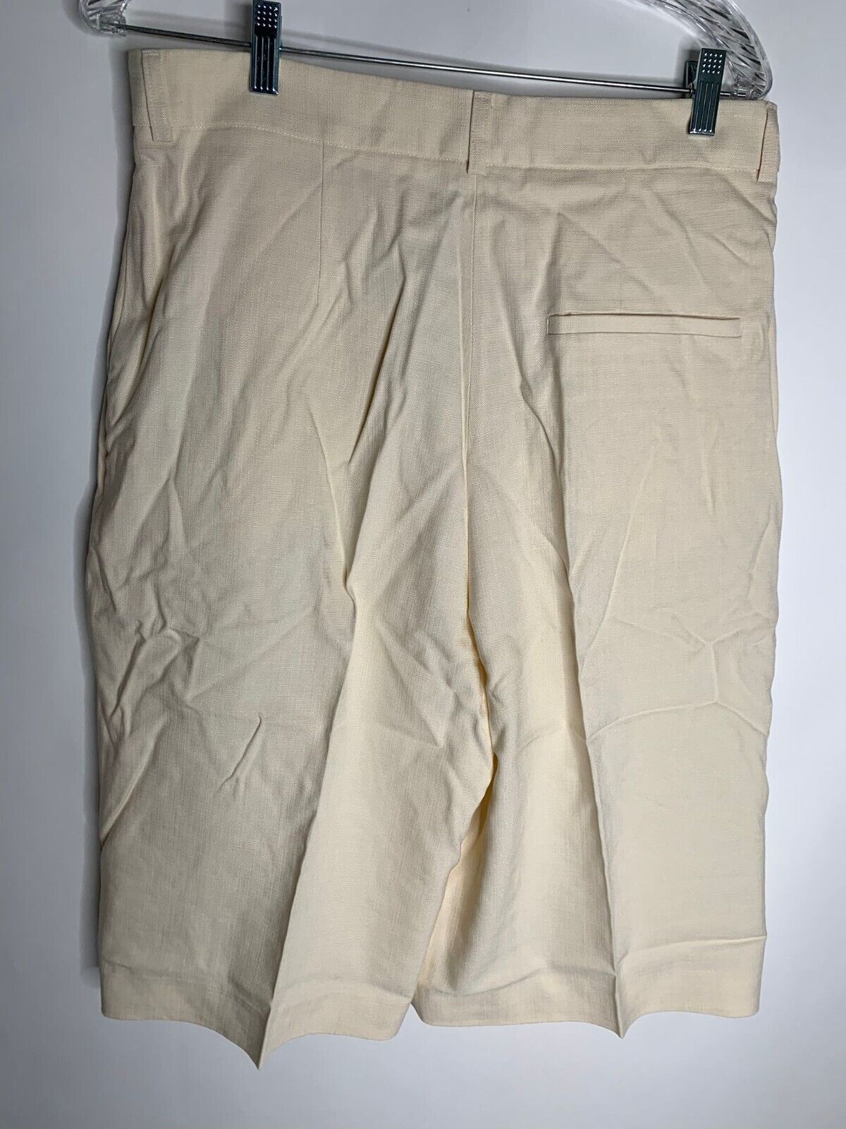 House of Dagmar Womens 42 Natural Beige Malin Culottes Shorts Wide Leg