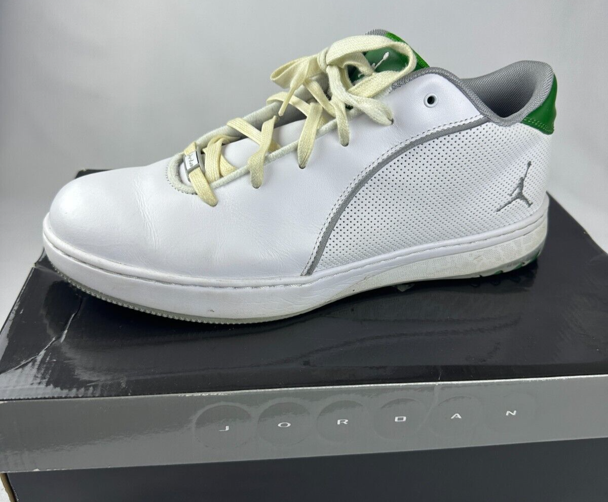 Air Jordan Mens 11 Phase 23 SC Classics White Apple Green Shoes 440562-103
