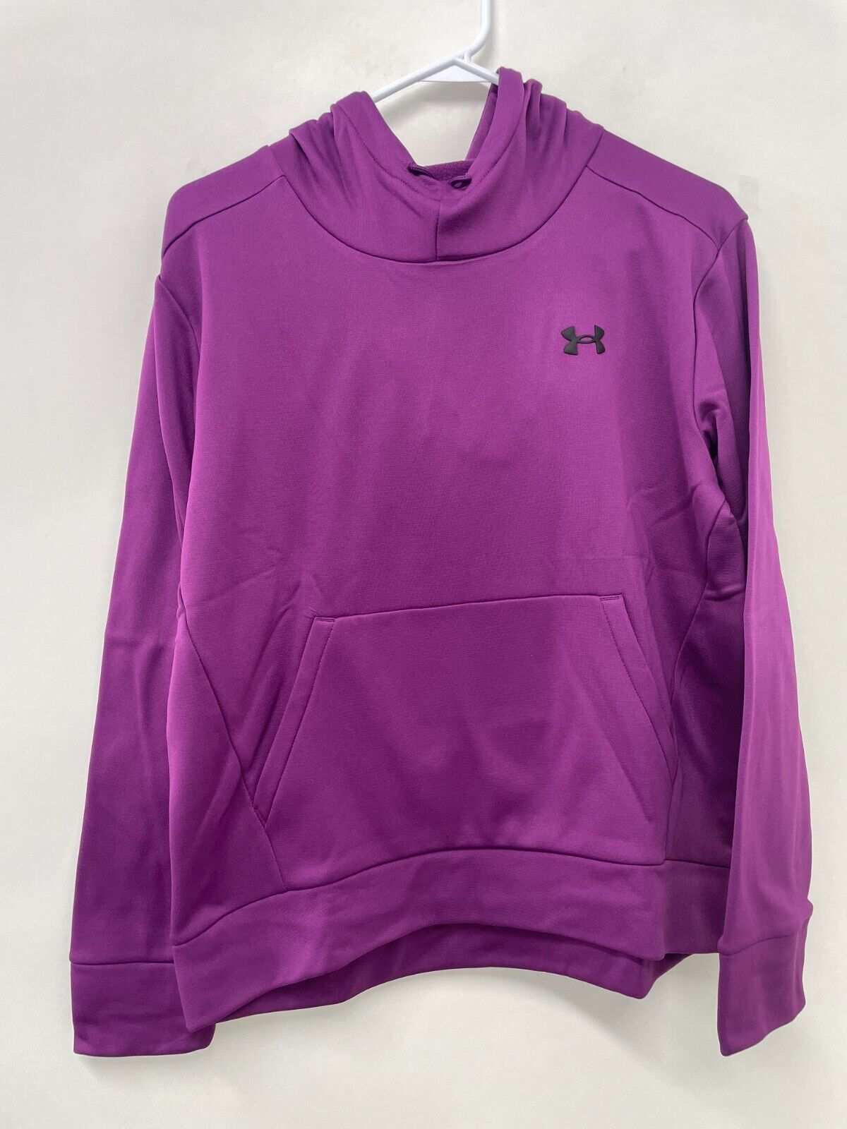 Under Armour Women's S Armour Fleece Left Chest Hoodie Rivalry/Black 1373055 NWT