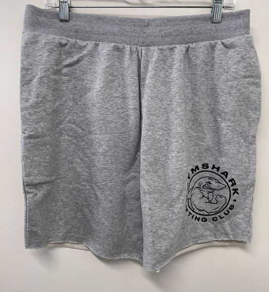 Gymshark Men's M Legacy Sweat Shorts Light Grey Core Marl Slim-Fit 7" A1A8L