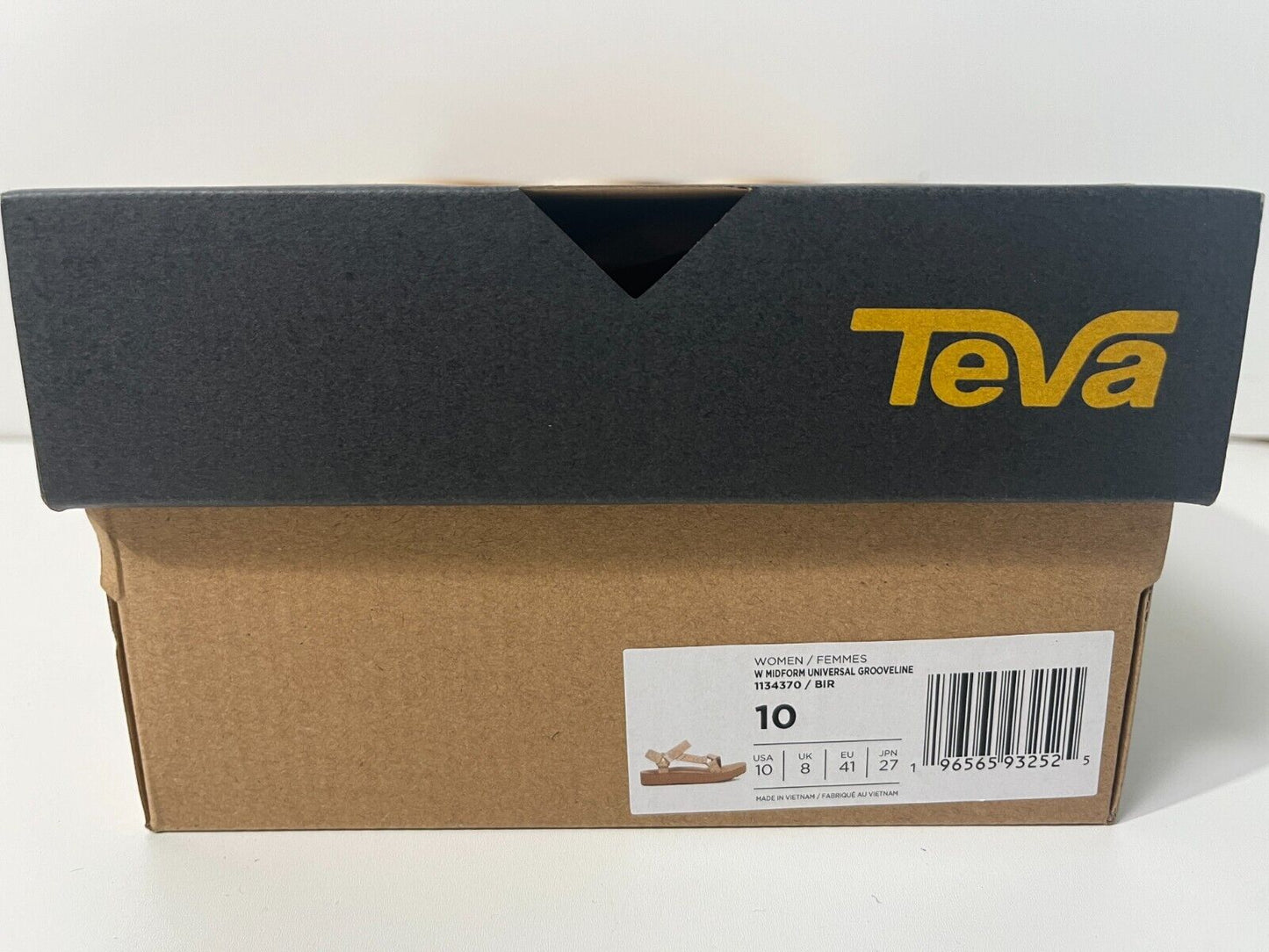 Teva Women's 10 Midform Universal Grooveline Platform Sandals Birch 1134370