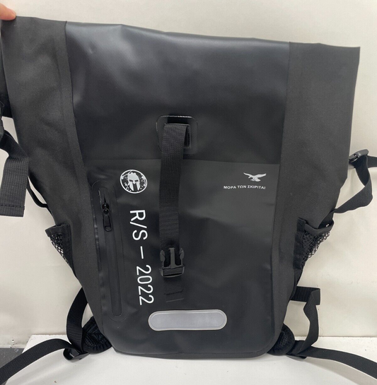 Spartan Race Military Dry Backpack Season Pass Bag Black Closable R/S - 2022