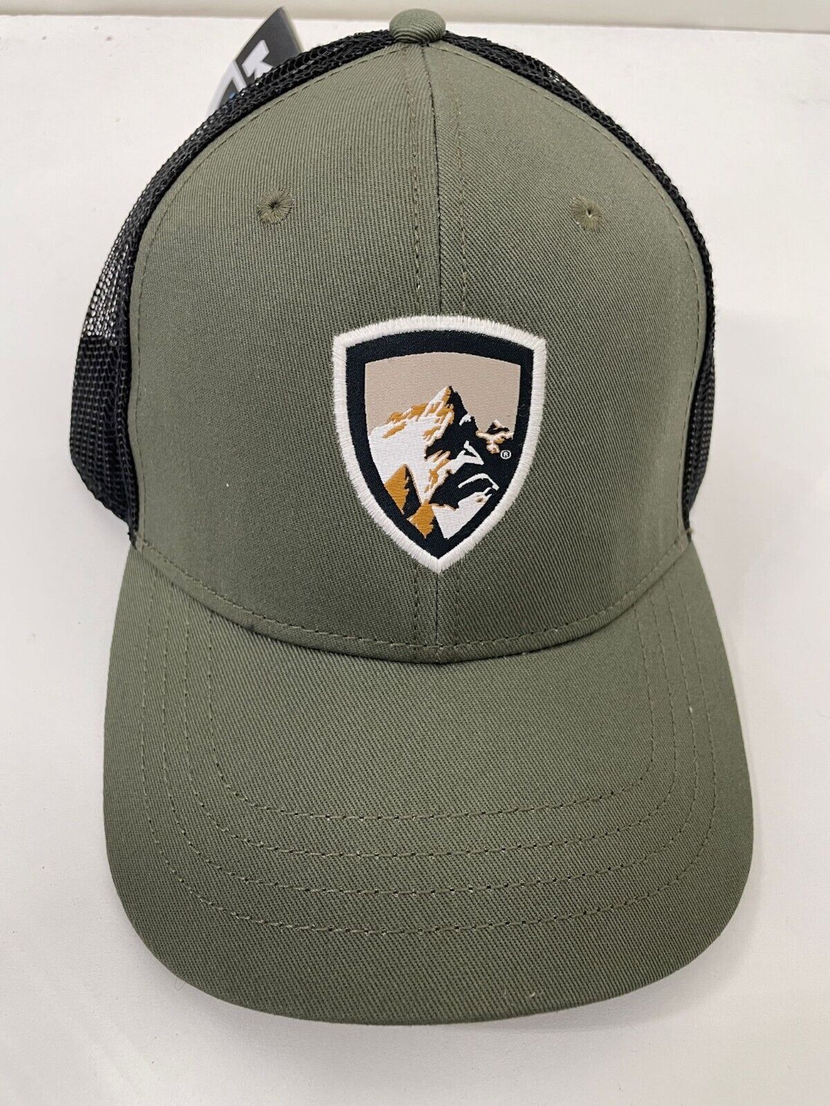 Kuhl Mens Adult Trucker Mesh Snapback Hat Cap Olive Green Carbon 830 One Size