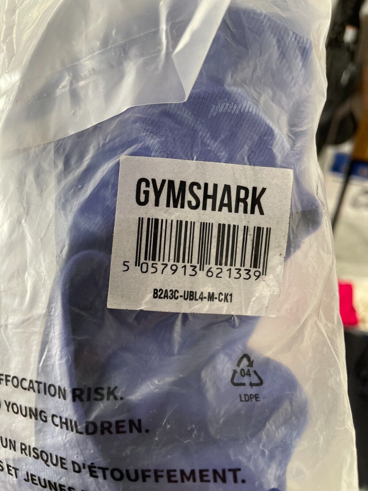 Gymshark Womens M Adapt Animal Seamless Crop 1/2 Zip Top Court Blue Hi – B  Squared Liquidation