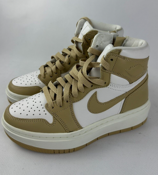 Nike Womens 6 Air Jordan 1 Elevate High Top Sneaker Vachetta Tan DN3253-121