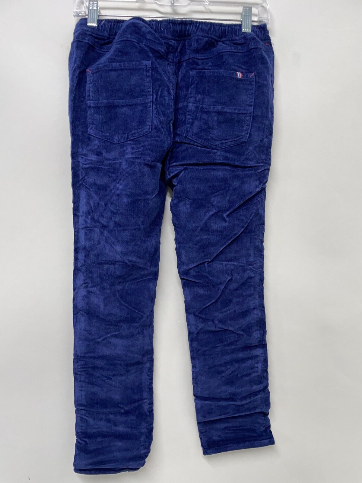 Boden Boys 11Y Relaxed Slim Pull-on Pants Dark Blue Corduroy Trousers B1249 Pant