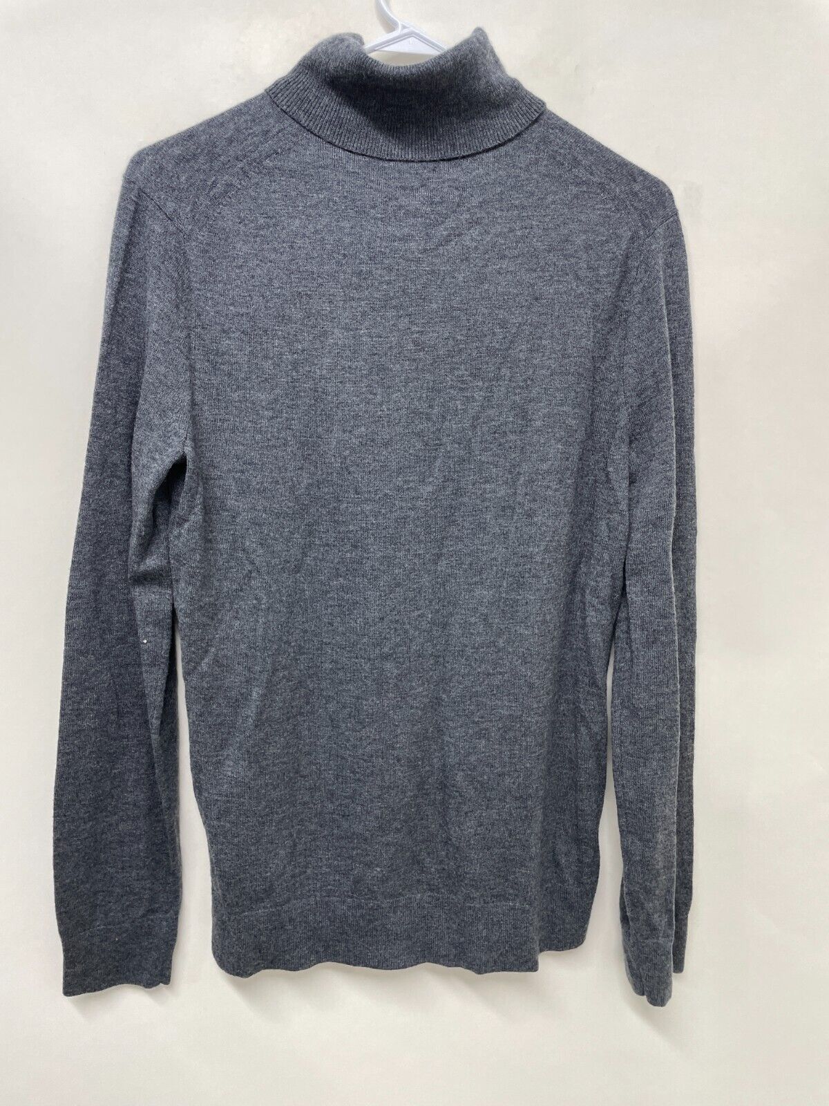 Theory Mens S Vilass Wool-Blend Turtleneck Sweater Gray Long Sleeve K0781711