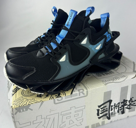 Gen Z Mens 44 Angel Shark 323 Sneaker Mr. Peace Blue Fashion Casual Shoes