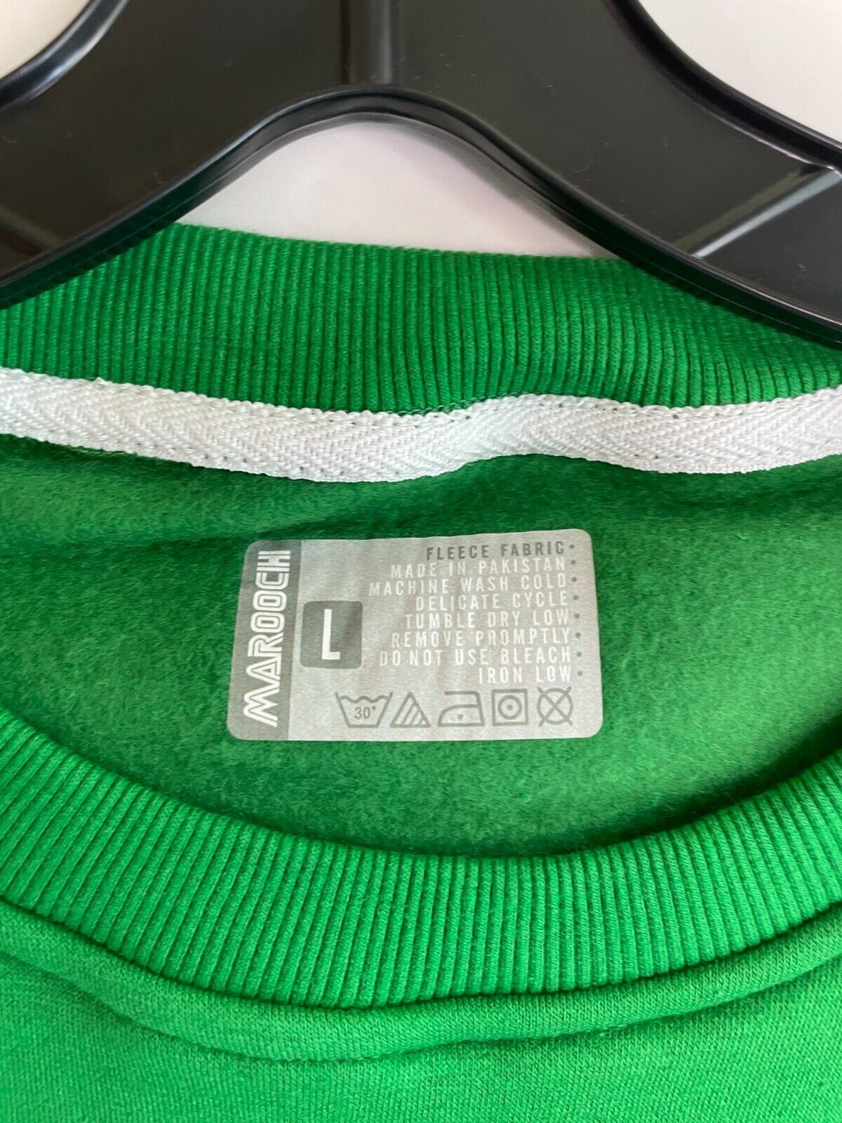 Marooch Mens L Masters Special Edition Sweatshirt Green Fleece Long Sleeve