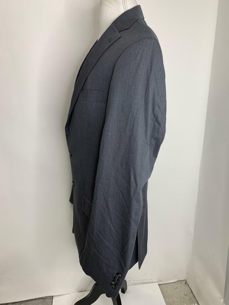 Hart Schaffner & Marx Mens 46L 44L Gray Chicago Fit Suit Jacket Blazer