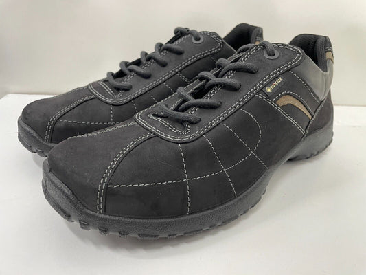 Hotter Mens 9.5 Thor GTX II Walking Shoes Black Gore-Tex Active Comfort Sneakers
