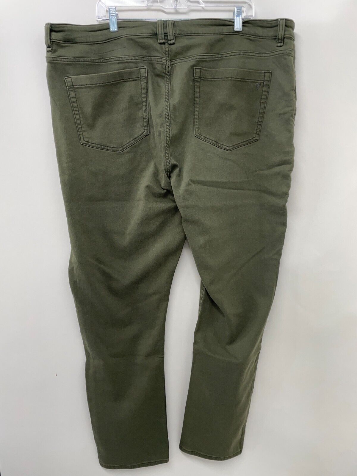 The Perfect Jean Mens 44x32 Slim Thick Fit Denkhaki Pants Army Green JO9V5SLD