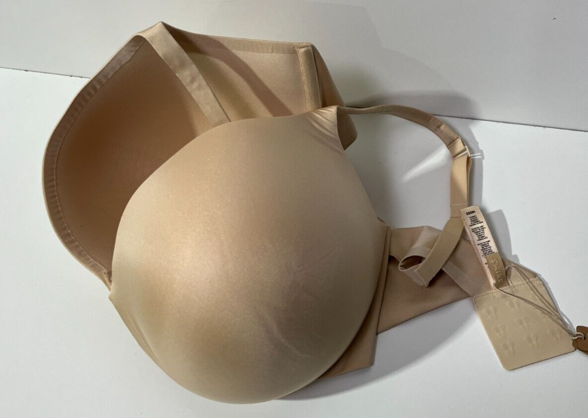 SKIMS Women's 40DDD Ultimate Teardrop Push Up Plunge Bra Sand BR-UWR-1881