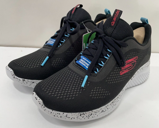 Skechers Womens 7.5 Ultra Flex 3.0 Sneakers New Horizons Black 149851 BLLB