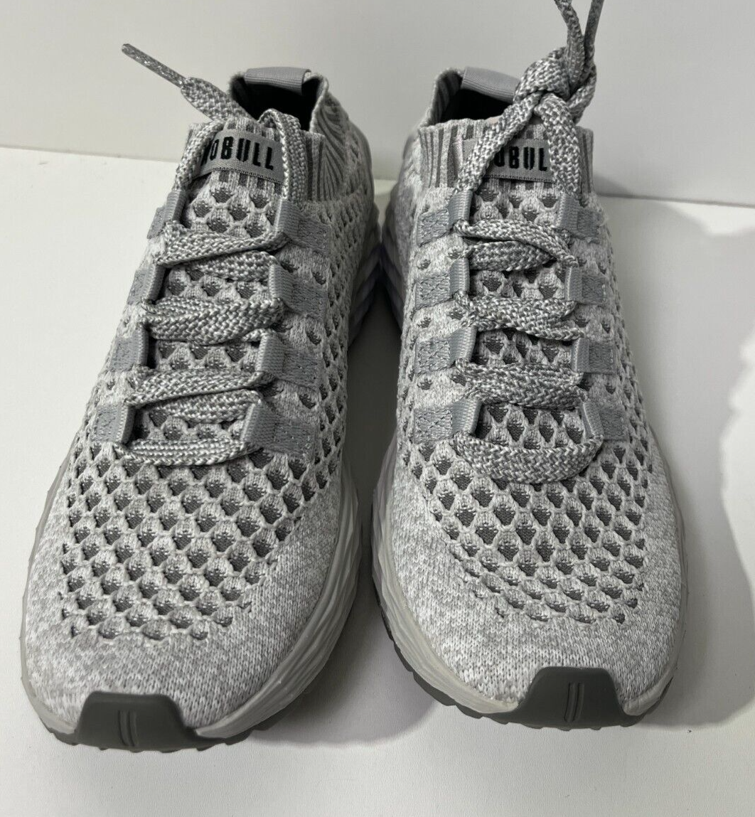 NoBull Size M6/W7.5 Allday Diamond Knit Running Shoes Dark Gray DKRLTGRY6