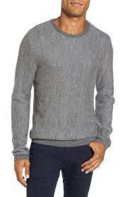 Rodd & Gunn Men 3XL Silver Grey Mount Grand Merino Wool Sweater Pullover