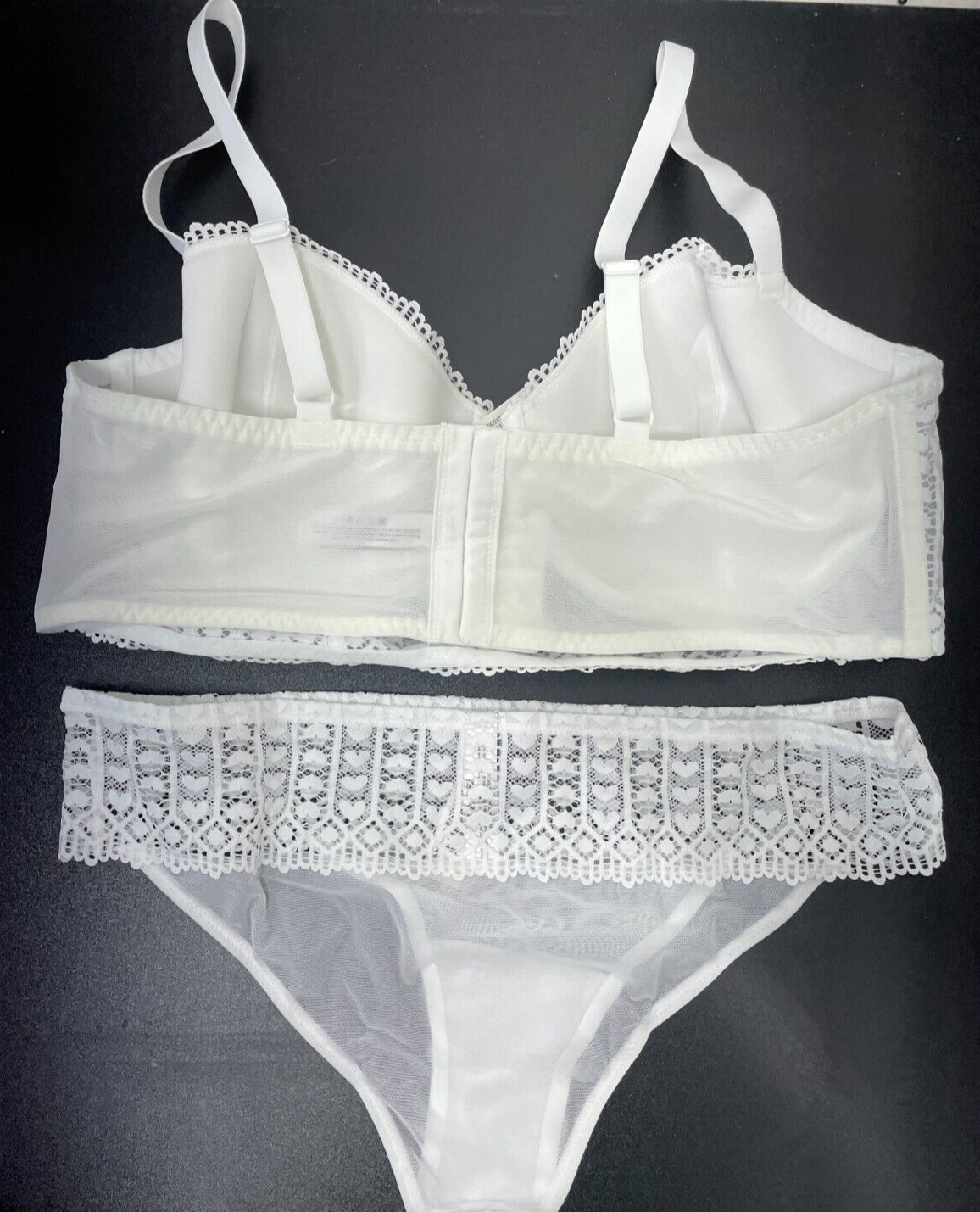 Adore Me Womens 40D Nymphadora Contour Plus Balconette Bra Set Lingerie White