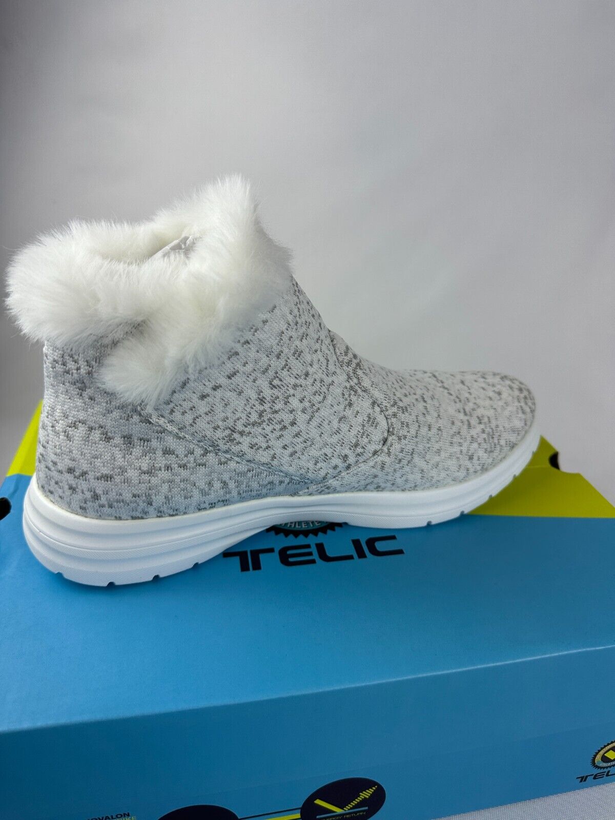 Telic Womens 10 Apres-Ski Snow Drift Comfort Recovery Boot Faux Fur 510-02-W10